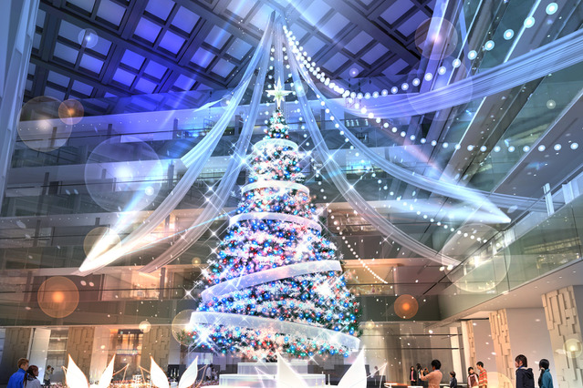 KITTEでクリスマスイベント開催！ 約13.5mのモミの木「ブリーズツリー」をライトアップ 画像
