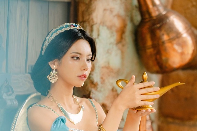 「実写版みたい」「本物以上」えなこ、『アラジン』の“美しき王女”ジャスミンに 画像