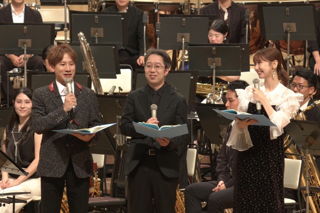 NHKホールで吹奏楽部員がプロたちと夢の大合奏！ 柏木由紀「鳥肌が立ちました」 画像