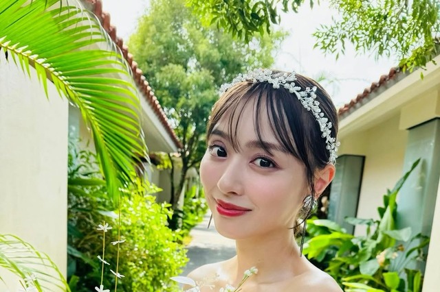 内田理央のウエディング姿が美しい! 沖縄・読谷村でリゾ婚体験 画像