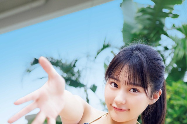 田中美久と夢の沖縄デート！ 「ヤングアニマルWeb」で健康的な水着グラビアを披露 画像