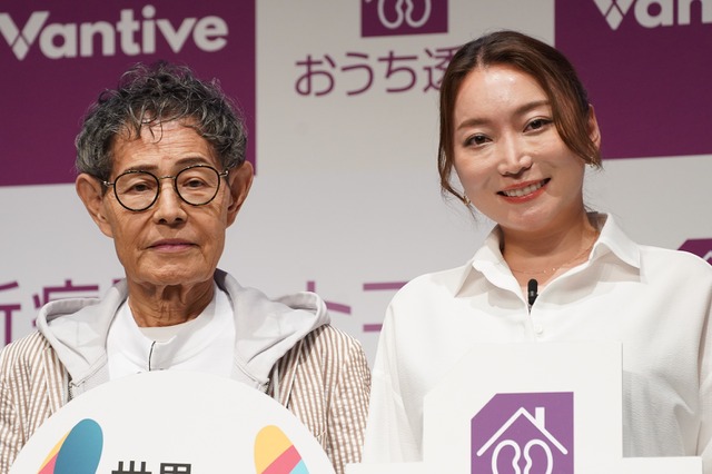 82歳の加藤茶、目標は「100歳まで舞台」…妻・綾菜とイベントでほのぼのトーク 画像