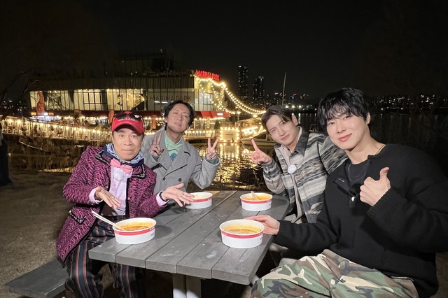 ナイナイが東方神起と韓国グルメ旅! LE SSERAFIMやILLITへの直撃取材も 画像