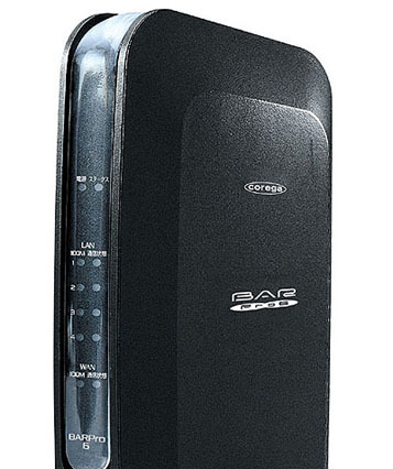 コレガ、IPv6対応の高速有線ブロードバンドルータを発売 画像