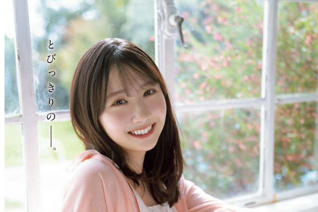 日向坂46・藤嶌果歩、ピンクのルームウエアを着て魅惑の笑顔! 『週刊少年チャンピオン』25号 画像