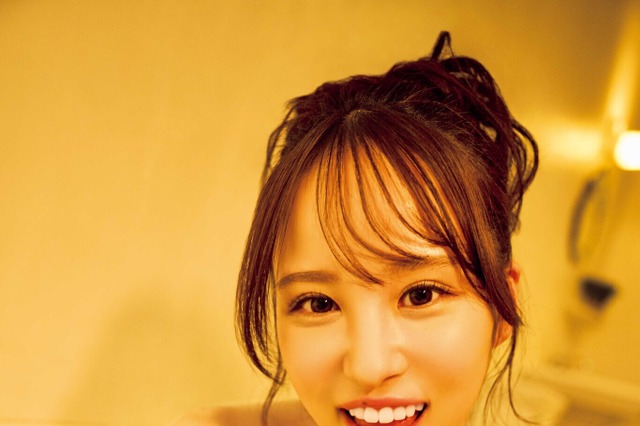 朝比奈みゆう、きわどいヒモ水着でセクシー入浴ショット! 「ヤングアニマルWeb」グラビア 画像