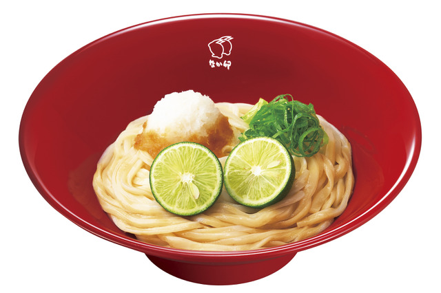 なか卯、徳島県産すだち1個まるごと使用「すだちおろしうどん」11日より発売 画像