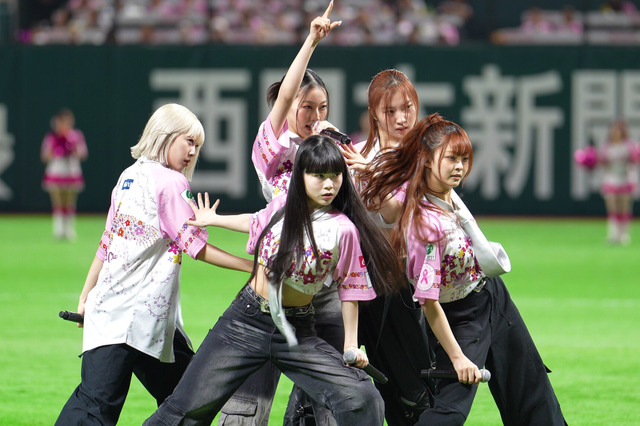 ELSEE、ソフトバンクホークス『ピンクフルデー2025』パフォーマンスの映像を公開！ 画像