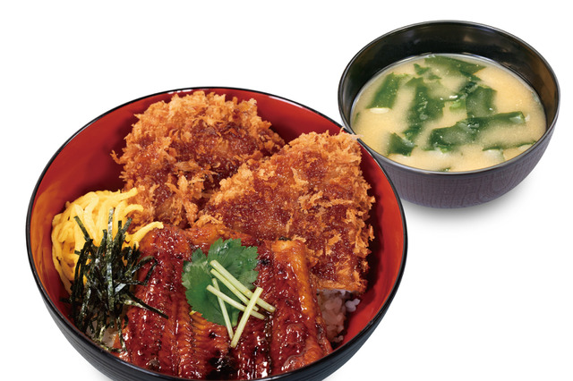 “ふっくらうなぎ”と“サクサクかつ”が両方楽しめる！「うなかつ丼」が16日販売 画像