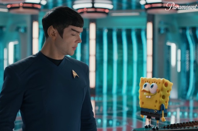 スポンジボブが宇宙船クルーとして仲間入り！？『スター・トレックSNW』シーズン3 特別コラボ映像が公開 画像