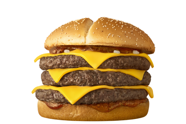 100％肉厚ビーフを3枚重ね！マクドナルド、「焼き醤油風 トリプル肉厚ビーフ」が8月6日より復活 画像