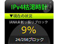 「IPv4枯渇時計」って知ってる？ 画像