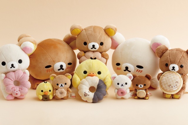 リラックマとミスドが夢のコラボ！“ドーナツ食べる姿がかわいい”グッズが9月上旬に登場 画像