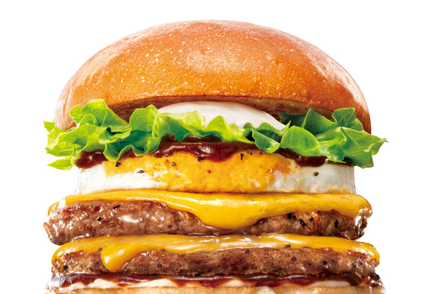 ロッテリア、ボリューム満点の“ダブル”ハワイアンバーガーが登場！明日から14日間限定 画像