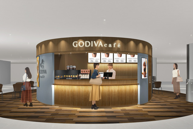 成田空港にゴディバカフェが出店！初の「スタンドタイプ」店舗が9月10日オープン 画像