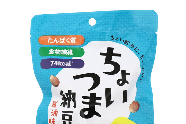 ちょい飲みお供にちょうどいい！醤油味の納豆スナック「ちょいつま納豆」が9月1日発売 画像