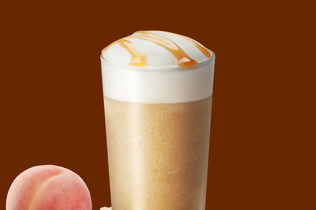スタバ、ふんわりムースの「白桃とほうじ茶」ティーフラペチーノを発売！ティー&カフェ店舗限定で9月3日登場 画像