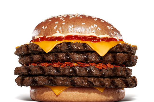 クセになる辛さの超大型バーガー！バーガーキング、「インフェルノ ザ・ワンパウンダー」登場 画像