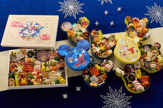 ミッキー＆くまのプーさんがおせちに！ベルメゾン、「ディズニーデザインおせち」予約販売中 画像