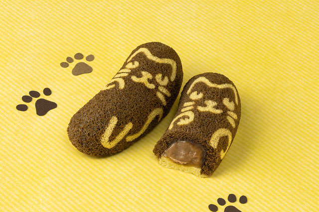 東京ばな奈が黒猫“ぶにゃんこ”に！チョコバナナ味になって10月1日から期間限定発売 画像