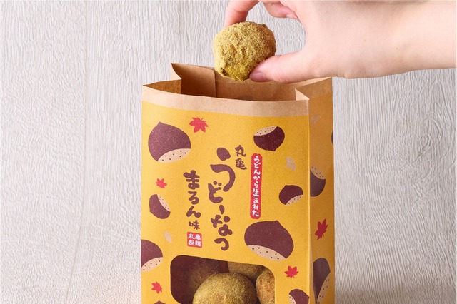 丸亀うどーなつに新作登場！まろやかな栗の味わい「まろん味」7日発売　 画像