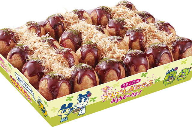 築地銀だこ、“たまごっち”デザインパックが登場！20日より「プチプチおみせっち」コラボ商品が発売 画像