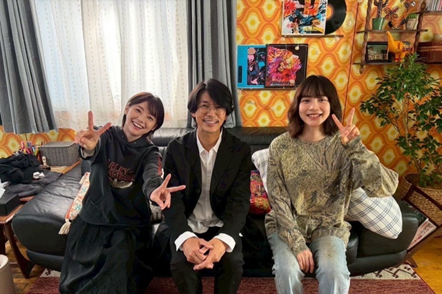 ドラマ『MISS KING』で共演！のん＆倉科カナ＆藤木直人の3ショットに反響 画像