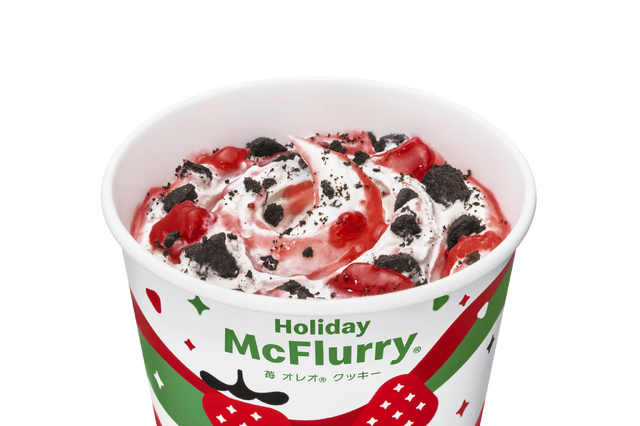 マックフルーリーのストロベリー＆オレオ味が3年ぶりに復活！新CMに広瀬すずと宮﨑あおいが姉妹役として登場 画像