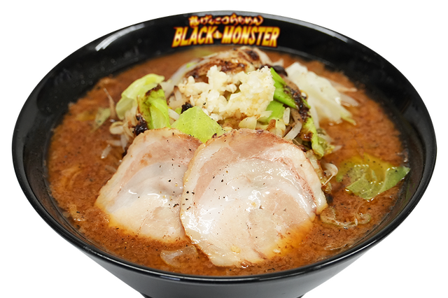 大量の背脂が入った一杯！花月嵐、人気No.1ラーメン「嵐げんこつらあめんブラックモンスター」を28日限定で復活販売 画像