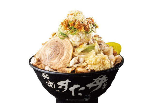 伝説のすた丼屋、クリスマス特別メニュー“モンスター丼”を販売！ニンニク・背脂・肉マシマシマシな一杯 画像