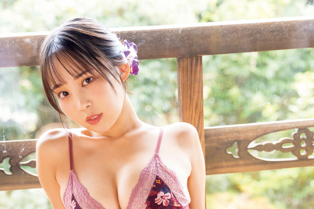 葵成美、浴衣はだけてランジェリー姿に！初の和風グラビアに挑戦 画像