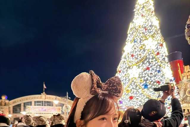 AKB48・小栗有以、ディズニープライベートショット！もこもこコーデが好評！ 画像