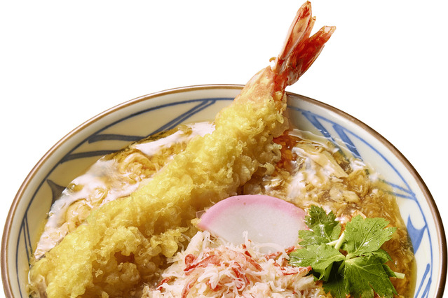 丸亀製麺、大海老天＆本ずわい蟹の濃厚な旨み！新年より「玉子あんかけうどん」を発売 画像