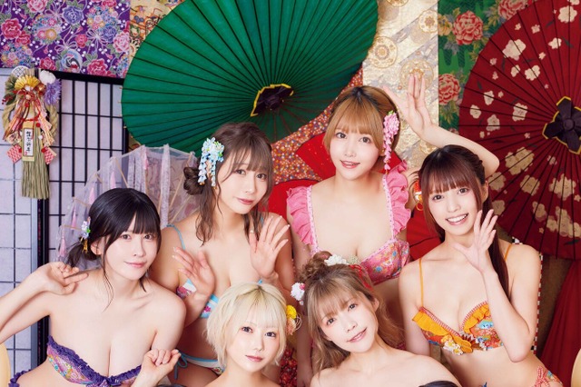 えなこ、東雲うみらが和装ビキニ姿で集合！PPEメンバー9名が“年初めグラビア” 画像