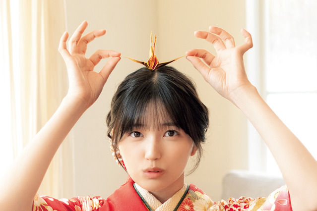 今年で二十歳の乃木坂46・五百城茉央、可愛すぎる振袖姿を披露！ 画像