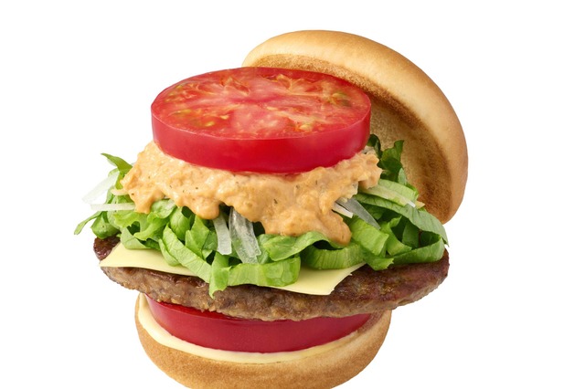 モスバーガー、熊本県産トマトを使ったボリューム満点の限定バーガーが登場！17日より販売開始 画像