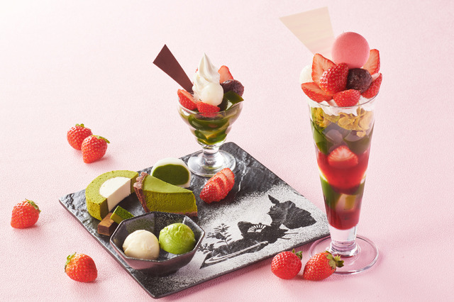 伊藤久右衛門、“源氏物語”テーマの「いちご抹茶スイーツ」提供開始！ 画像