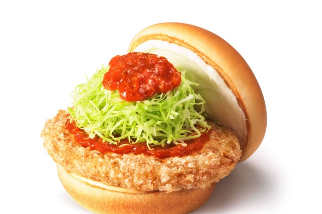 にんにくの香りが食欲そそる！モスバーガー、「ガーリックトマトのとり竜田バーガー」28日に新発売 画像