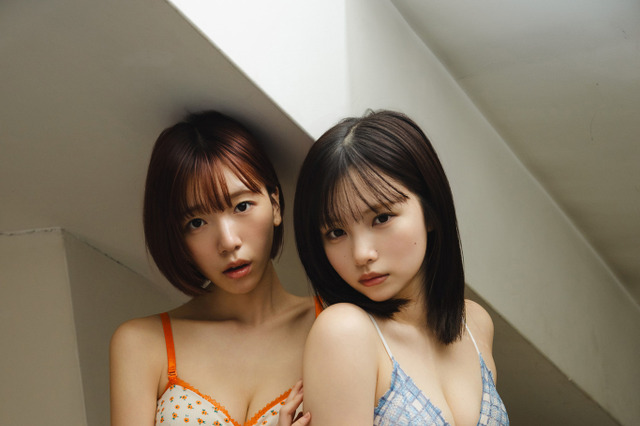 ガールズユニット・月刊PAM、水着姿でペアグラビア！最新デジタル写真集が26日リリース 画像