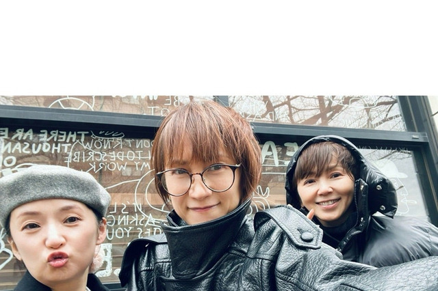 渡辺満里奈、鈴木蘭々との20数年ぶりの再会に喜び！千秋を交えた3ショット公開 画像