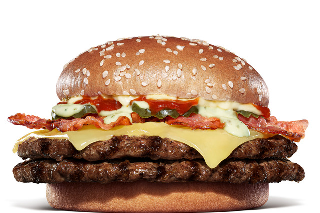 バーガーキング、濃厚ソース＆ゴーダチーズの“本格大型バーガー”を30日から発売！ 画像