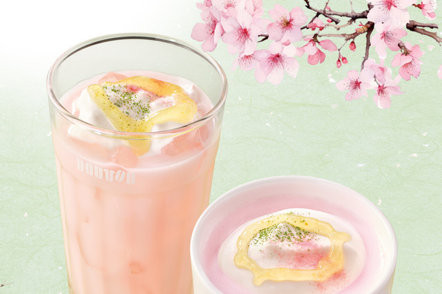 ドトール、ゆず香る“桜オレ”からふんわり“桜マフィン”まで！春限定商品を19日に発売 画像