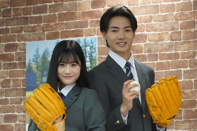 黒氏萌楓＆佐藤泰心がセンバツ応援イメージキャラクターに抜擢、ドキドキの初会見に「一歩成長した」と手応え 画像