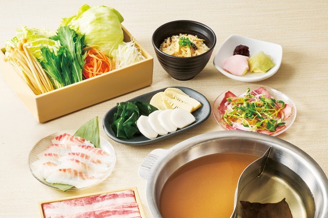 しゃぶしゃぶ温野菜、甘み引き立つ「鯛しゃぶ」など春限定メニューが登場！11日から販売 画像