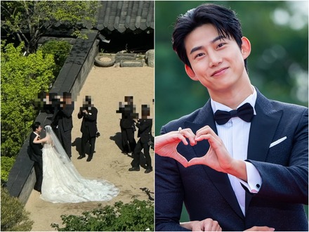 “非常識な外国人”の盗撮…ヒョンビン＆ソン・イェジンに続き、2PMテギョンの結婚式も強制公開被害
