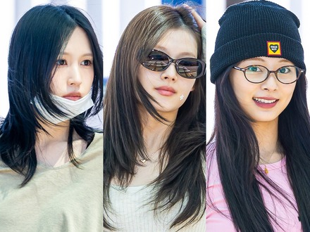 TWICE、ヨーロッパ公演へ向け出国！“9人9色”の魅力あふれる空港ファッションに視線集中