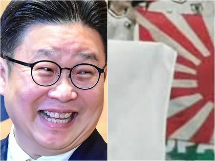 「日本の軍国主義と帝国主義を象徴」日本代表4-0勝利の裏で韓国教授が“旭日旗応援”に怒り