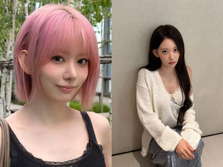 「思わず叫んだ」LE SSERAFIM・宮脇咲良、別人級の黒髪ロングにイメチェン!“女神ビジュ”で魅了