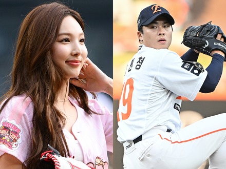 マウンドでは頼れる元楽天の左腕、TWICE・ナヨンの前で完全フリーズ “ファン11年目”の夢実現に田中将大も反応