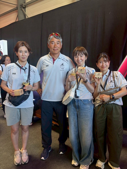 渡辺満里奈、海洋冒険家・白石康次郎氏の新艇進水式に参加